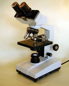 Full Size Binocular Biological Research, 40x-1000x Compound Microscope, MS600