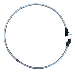 Hoop, aluminum,  folding 15-inch, insect net,  HOOPA15