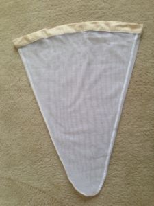 Insect Net Bag, Aerial, white polyester 18-inch, 30-inch bag depth, NBA18