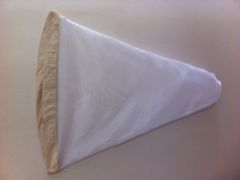 Insect Net Bag, Aerial, extra-soft white polyester 15-inch, 33-inch bag depth, NBAS15