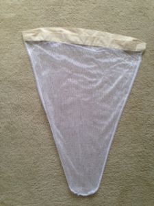 Insect Net Bag, Extra-Soft Aerial, white extra-soft nylon polyester blend  18-inch, NBAS18