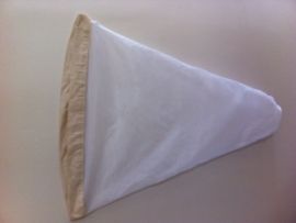 Insect Net Bag, Aerial, white polyester, 15-inch, 33-inch bag depth,  NBA15