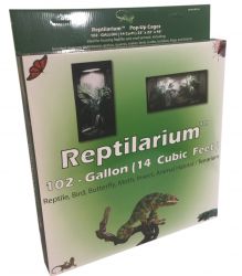 ReptilariumTM  Pop-Up  Reptile / Butterfly Cage,102-Gallon (14- Cu Ft)   23 x 23 x 46-inch, REP102 